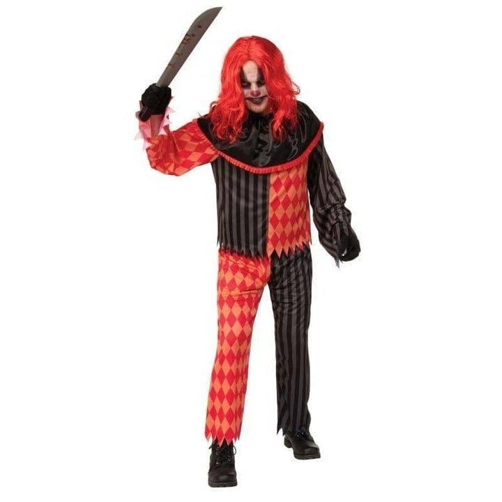 Quarter Sawn Clown Costume Adult Circus Horror_1