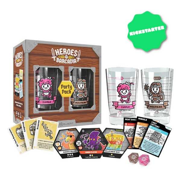Heroes of Barcadia Party Pack Board Game by Rollacrit Corp 1
