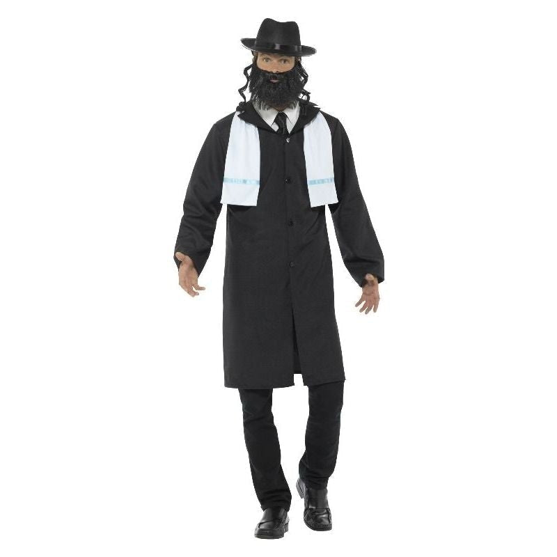 Rabbi Costume Adult Black Long Jacket_2