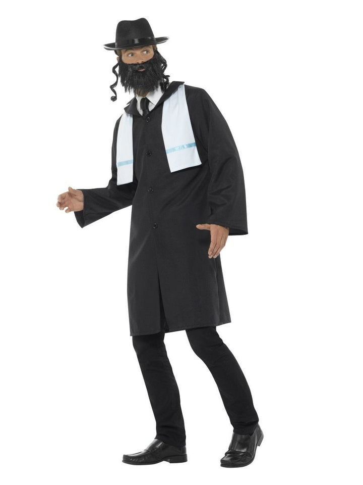 Rabbi Costume Adult Black Long Jacket_3