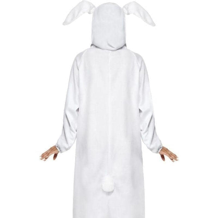 Rabbit Costume Adult White Onesie Nose Hood_3