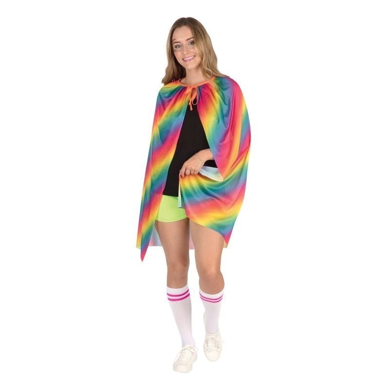 Rainbow Cape Adult Pride Costume_1