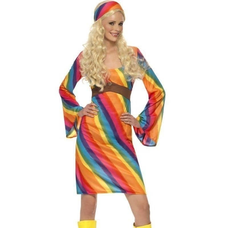 Rainbow Hippie Costume Adult_1