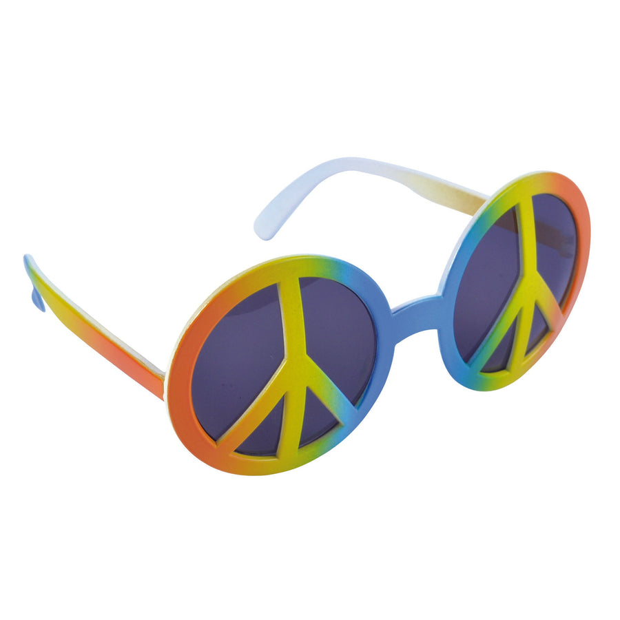 Rainbow Peace Glasses Joke Costume Accessory_1