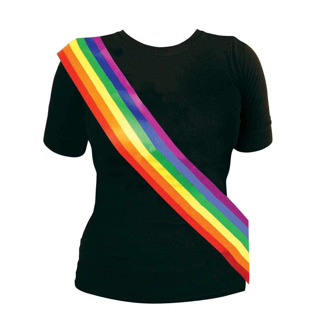 Rainbow Sash Pride Costume Accessory_1