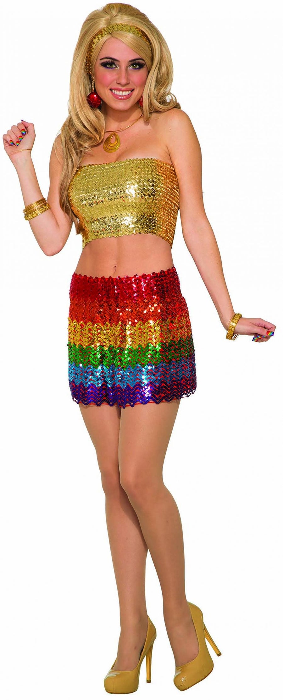 Rainbow Sequin Skirt_1