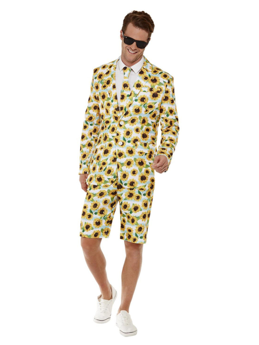Ray Of Sunshine Sunflower Stand Out Suit Adult Yellow_4