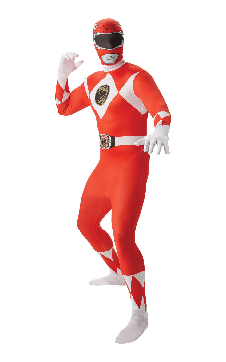 Red Power Ranger 2nd Skin Mens Costume_1