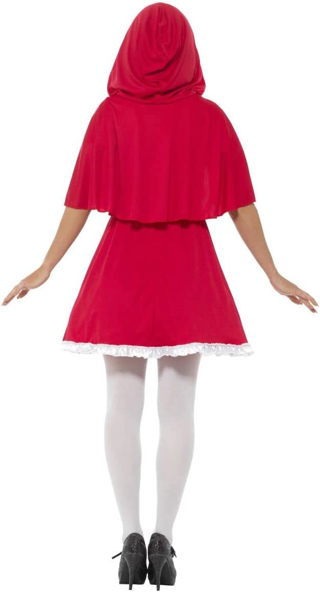 Red Riding Hood Fairy Tale Adult Costume Dress Cape_3