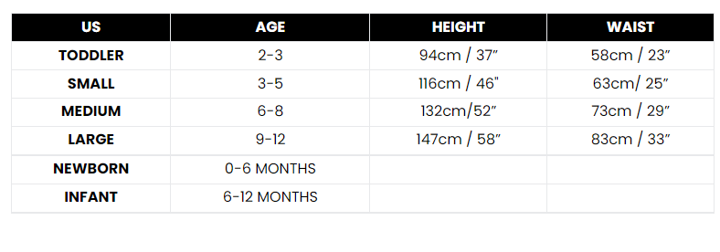 Size Chart Renaissance Faire Juliet Costume