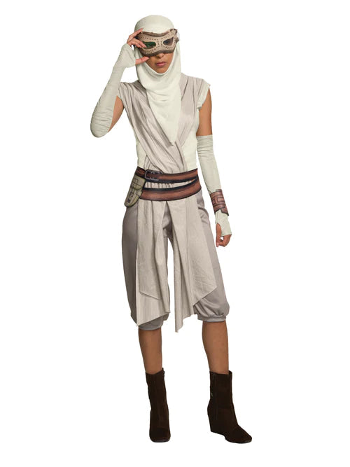 Rey Eye Mask with Hood Adult Scavenger Jedi Force Awakens_2