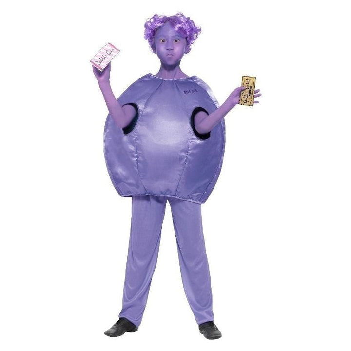 Roald Dahl Deluxe Violet Beauregarde Costume Kids Purple_2