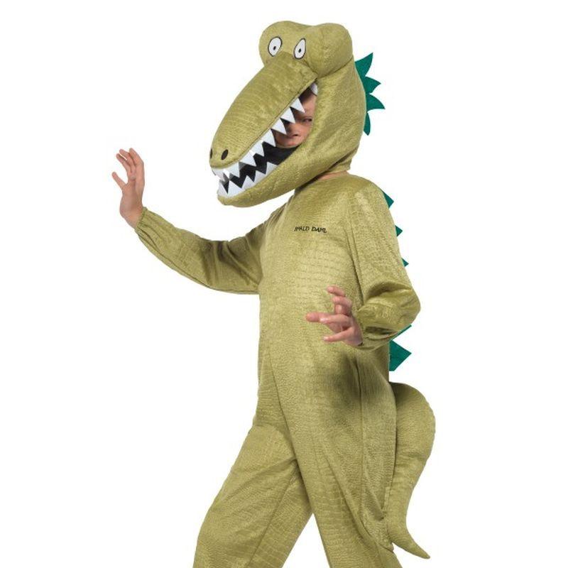 Crocodile Costume Kids Green Jumpsuit with Hood