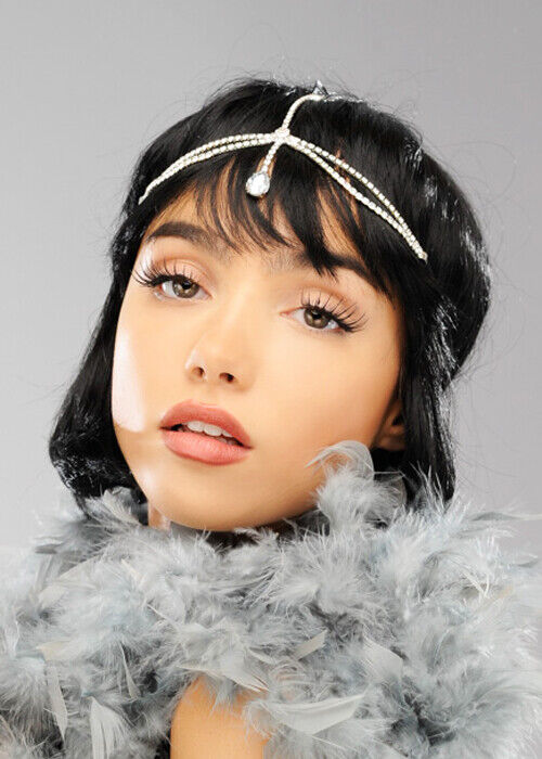 Size Chart Roaring 1920s Hair Jewellery Charleston Diamante Headpiece