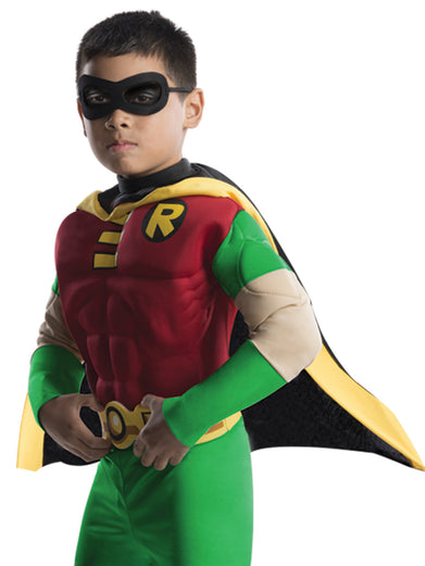 Robin Muscle Chest Kids Costume Batman DC Comics_2