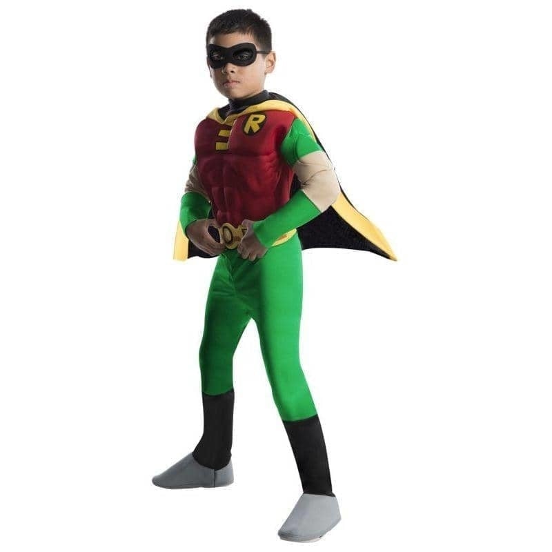 Robin Muscle Chest Kids Costume Batman DC Comics_1