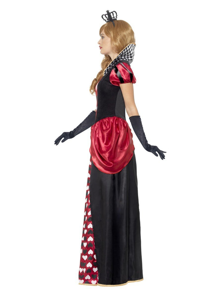 Royal Red Queen Costume Adult Alice In Wonderland Dress Crown_4
