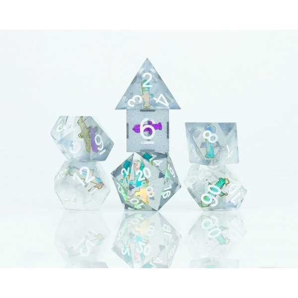 Sirius Dice: Sharp Dagger Poly Set 1