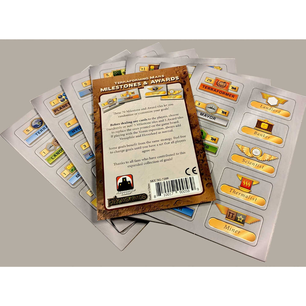 Terraforming Mars Milestones and Awards Board Game by Stronghold Games 1