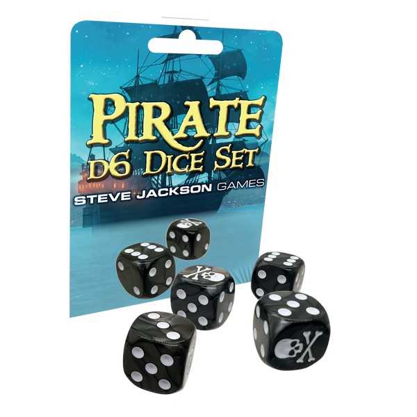 Pirate D6 Dice Set 1