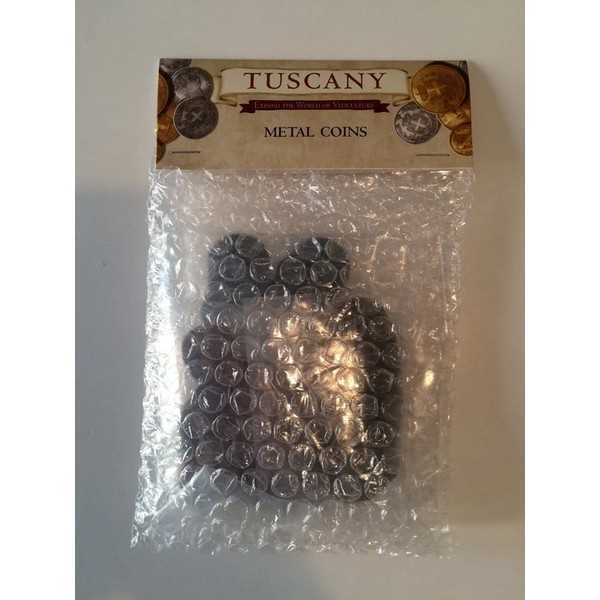 Viticulture 72 Metal Lira Coins for the Board Game