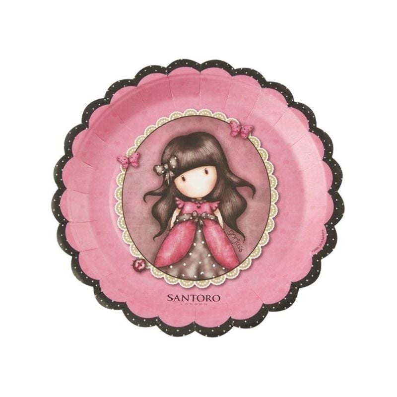 Santoro Gorjuss Ladybird Paper Plates Pink_1