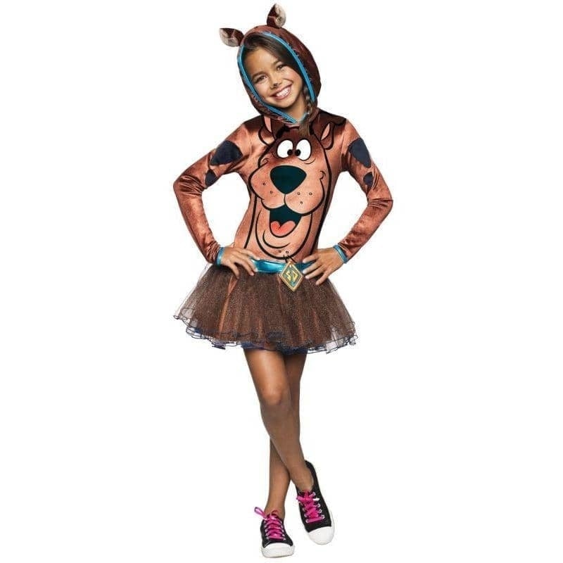 Scooby Doo Child Hooded Tutu Costume Dress_1