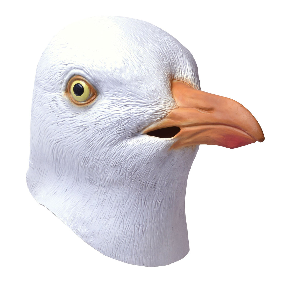 Seagull Mask White Rubber Yellow Beak Adult_1
