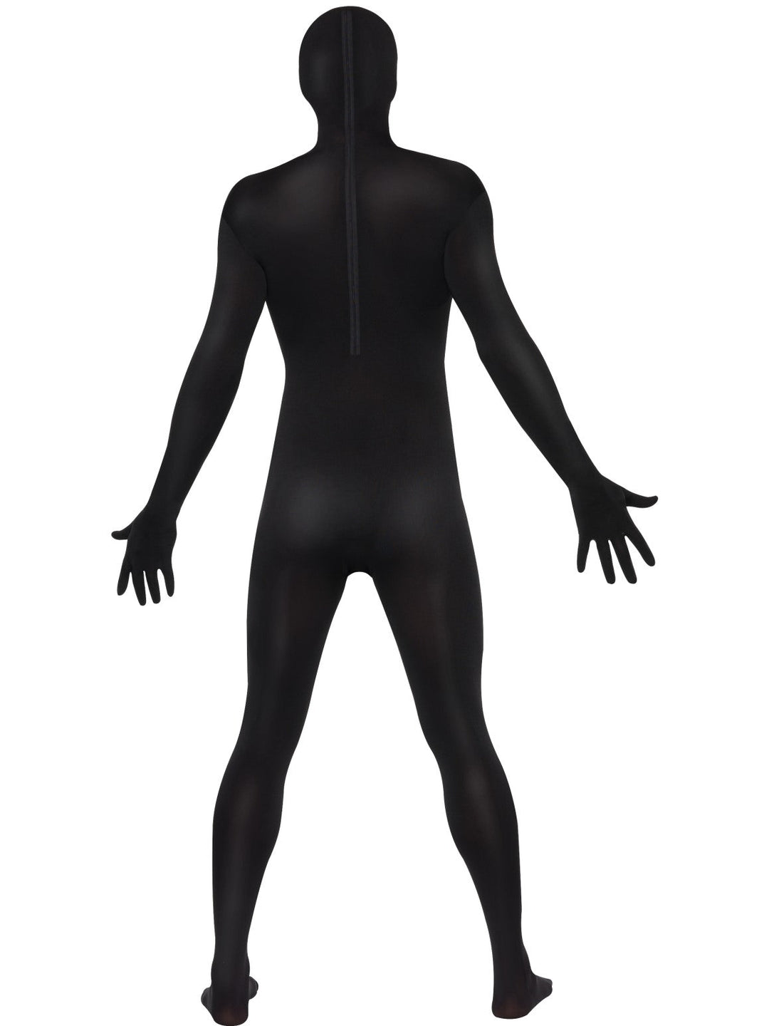 Second Skin Suit Adult Black Morph Party Jumpsuit_3