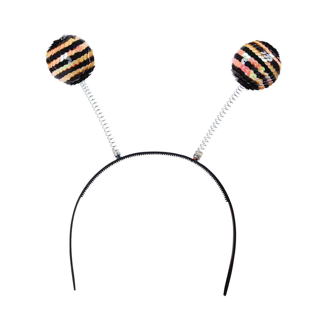 Sequin Bee Boppers Headband Adult Costume Accessory_1