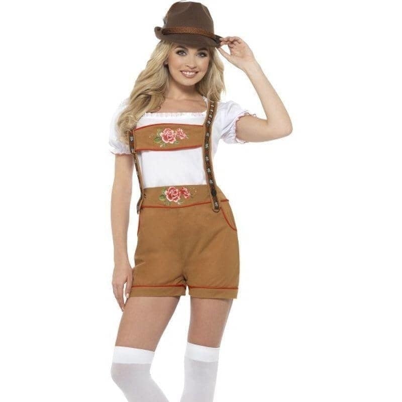 Sexy Bavarian Beer Girl Costume Adult Brown_1