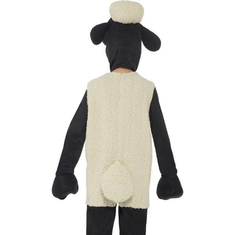 Shaun The Sheep Kids Costume White Jumpsuit Headpiece_2