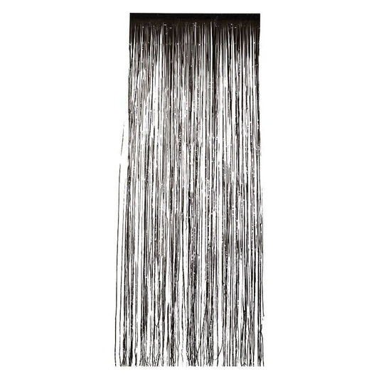 Shimmer Curtain Adult Met Black 2
