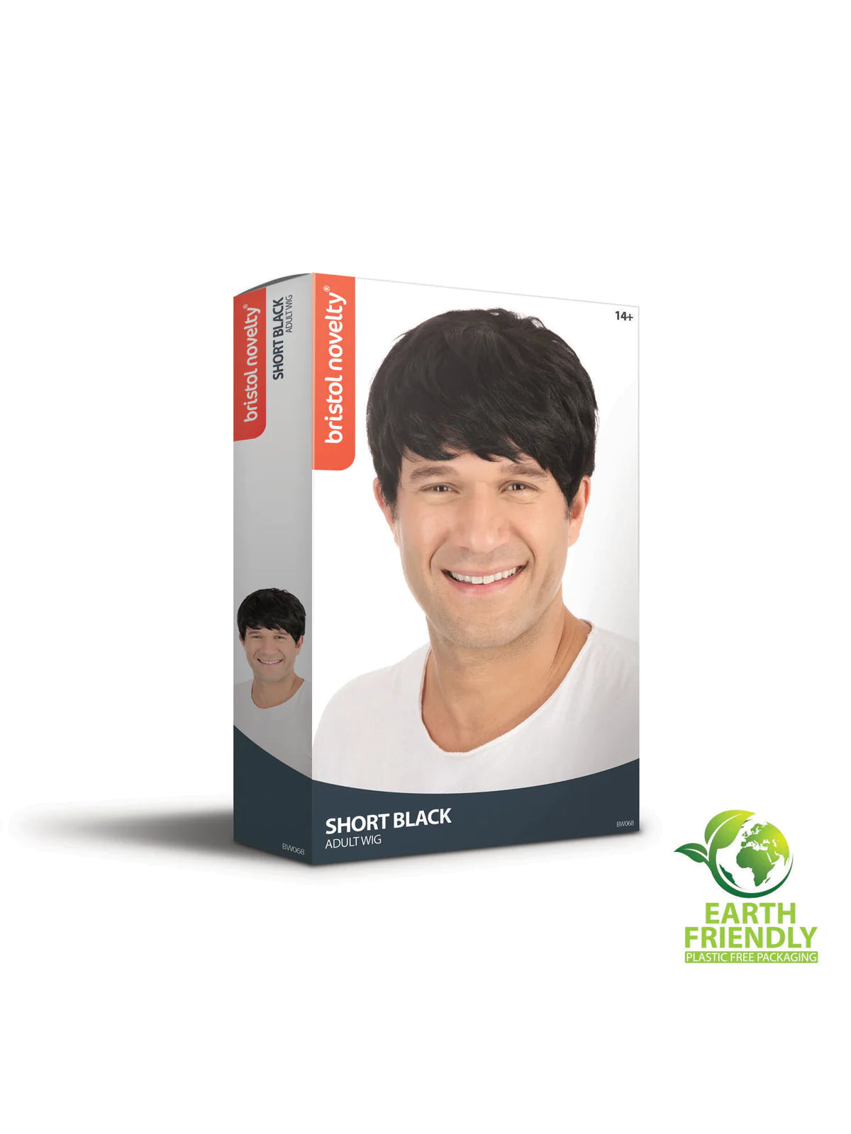 Short Black Male Wig 3