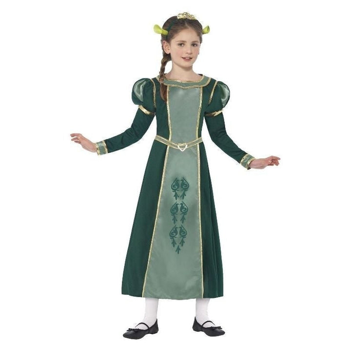 Shrek Princess Fiona Costume Kids Green Dress_1
