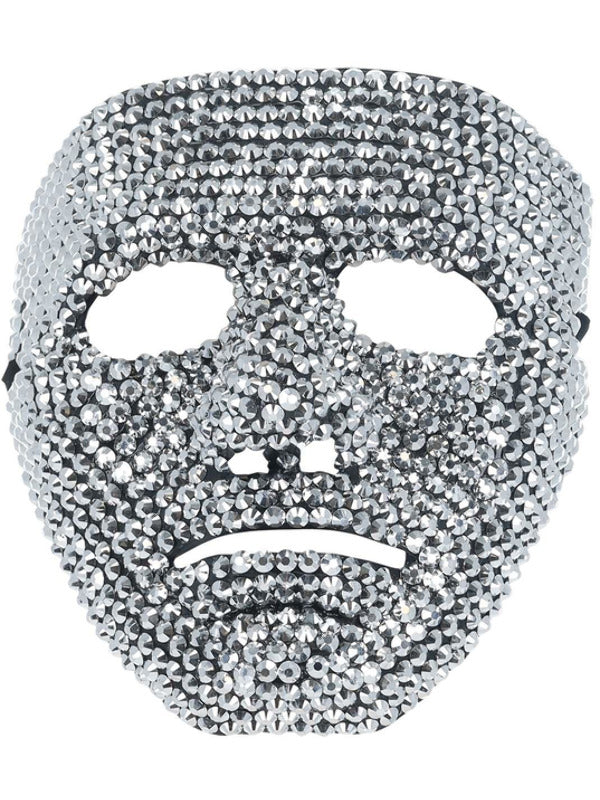 Silver Jewelled Robot Mask_1