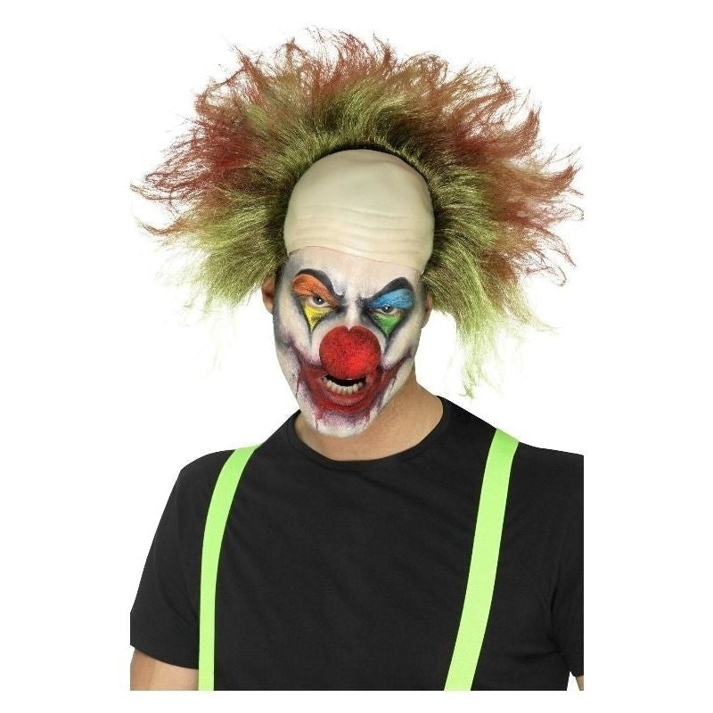 Size Chart Sinister Clown Wig Adult Green