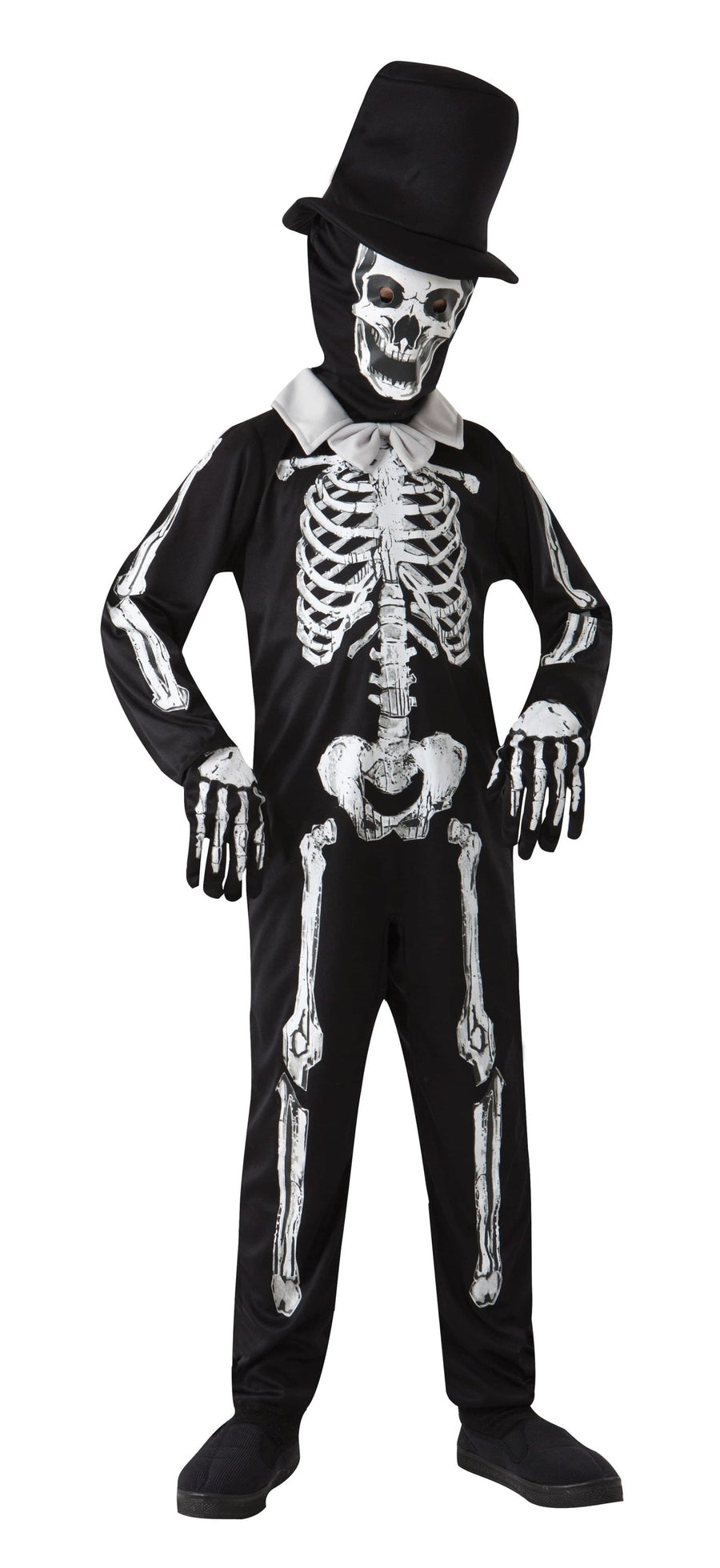 Skeleton Bone Zombie Childrens Costume_1