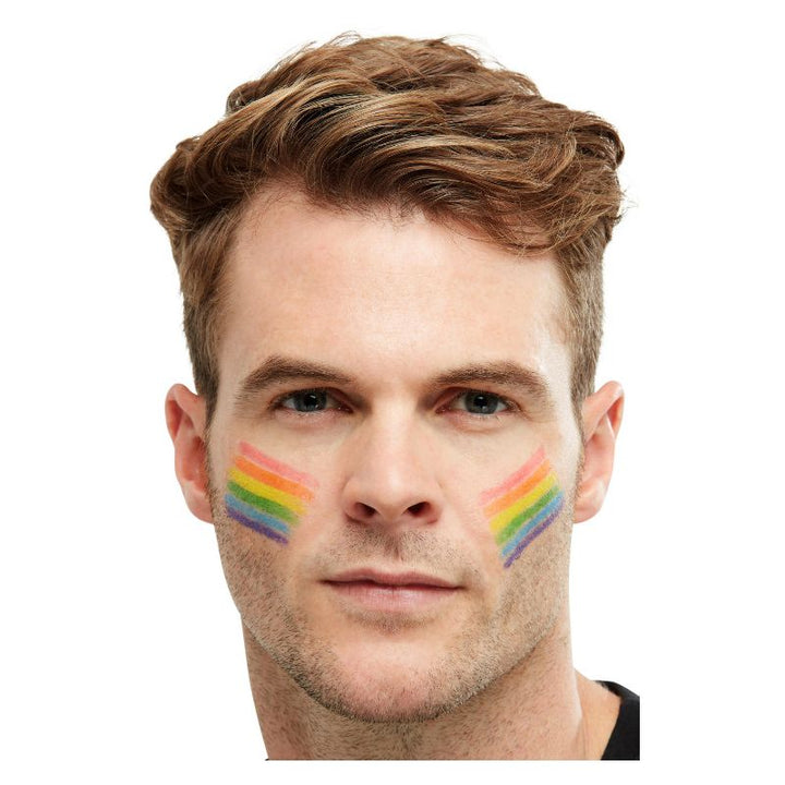 Smiffys Make-Up FX Rainbow Greasepaint Stick Adult_1
