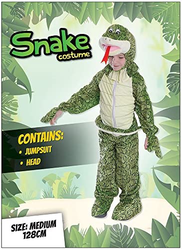 Snake Childrens Costume Unisex Jumpsuit_3