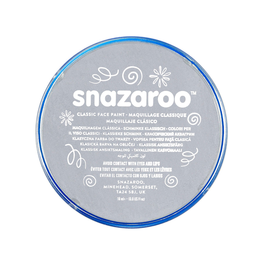 Snazaroo 18ml Tub Light Grey Make Up Pack of 5_1