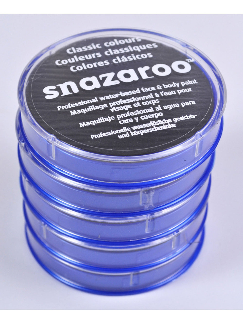 Size Chart Snazaroo Black 18ml Tubs Make Up 5 Pack