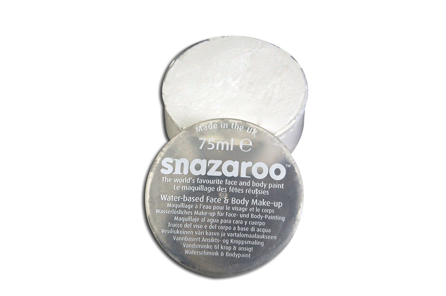 Snazaroo White Make Up 75ml Tub Face Paint_1
