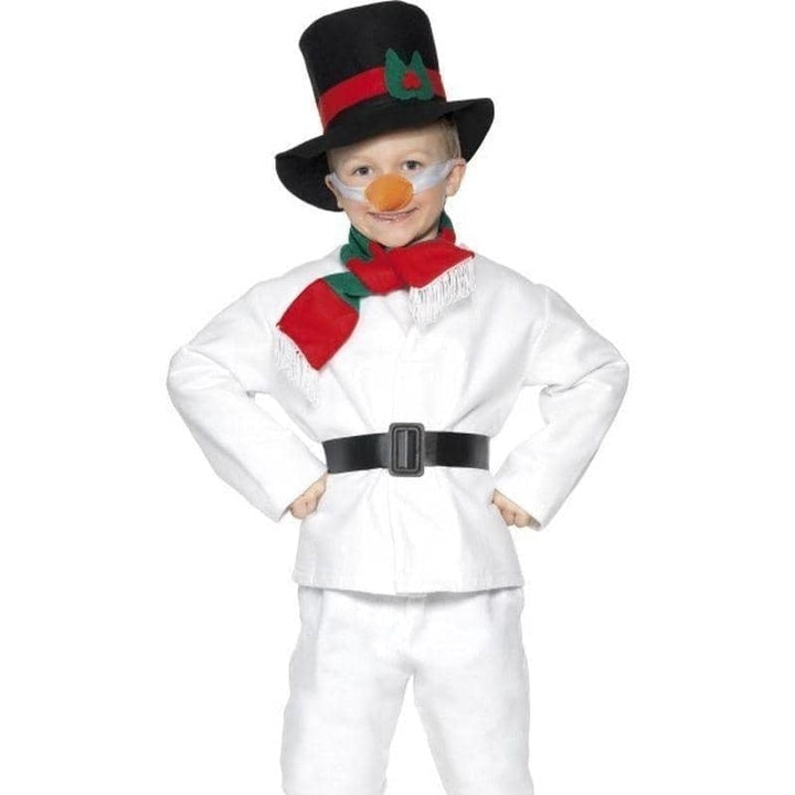Snowman Costume Kids White_1