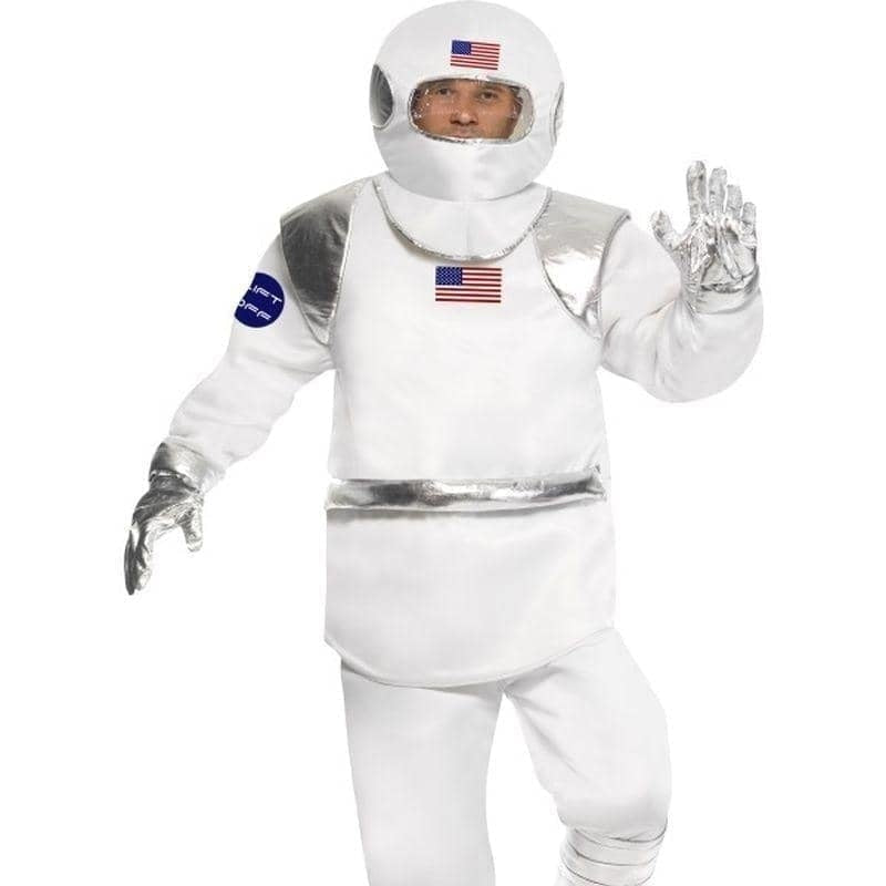 Spaceman Costume Adult White_1