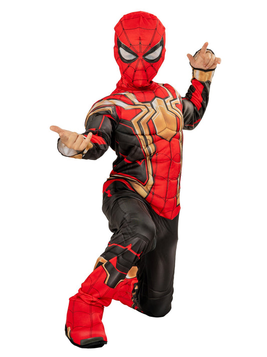 Spider Man Costume No Way Home Kids Iron-spider 2