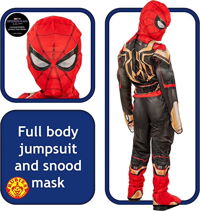Spider Man Costume No Way Home Kids Iron-spider_4