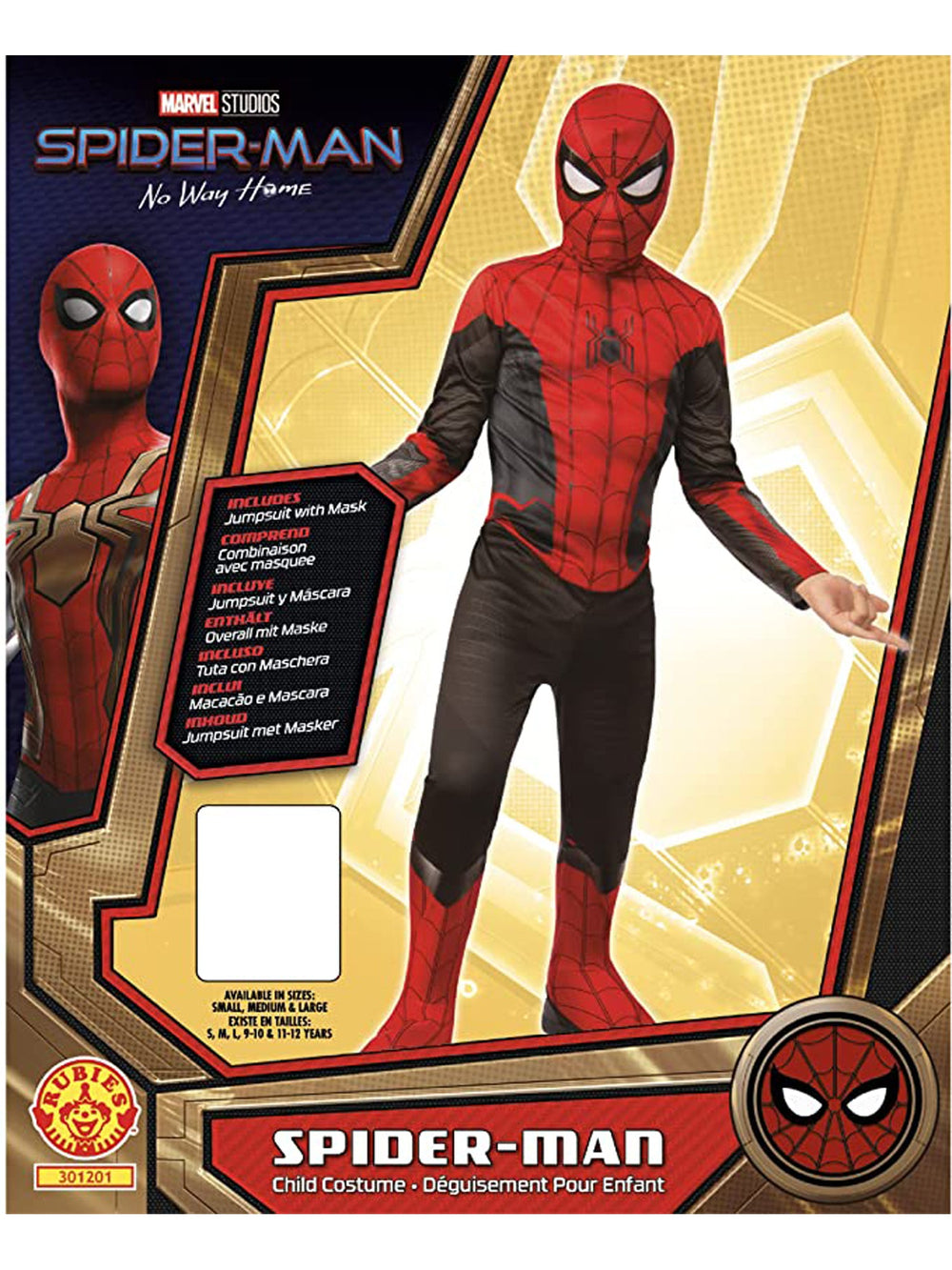 Spider-Man Costume No Way Home Kids Jumpsuit_2