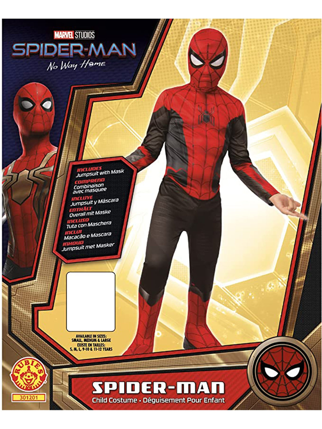 Spider-Man Costume No Way Home Kids Jumpsuit_2