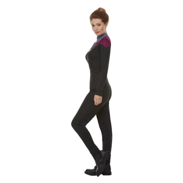 Star Trek Voyager Costume Command Uniform Captain Janeway Womens Jumpsuit Black_3